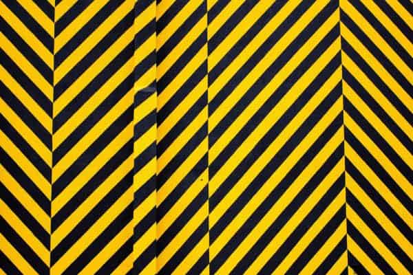 yellow and black striped textile
