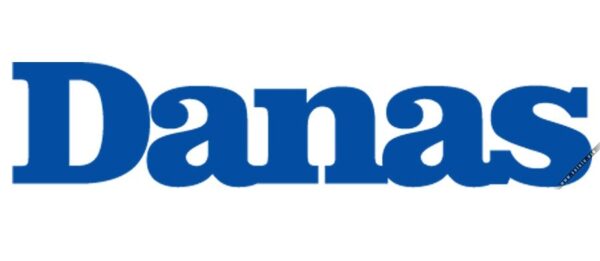 Плави логотип Данас на белој позадини
